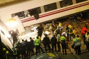 Police, security and paramedics at the scene