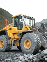Shot of the loader as it was clearing tailing.