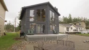 As seen on HGTV's Beach Hunters, homebuyers Gabe and Amy like the outdoor space at the Waters Edge House, but wish the neighbors weren't so close.