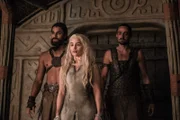Emilia Clarke as Daenerys Targaryen.
