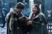 Michael McElhatton as Roose Bolton and Iwan Rheon as Ramsay Bolton – photo Helen Sloan/HBO