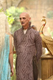 1 HBO's "Game of Thrones" season 2 Dany- Emilia Clarke Jorah- Ian Glen Doreah- Roxanne Mc Kee Irri- Amrita Acharia Kavaro- Steven Cole Xaro Xhaon Daxos- Nonso Anozie Pyatt Pree- Ian Hanmore