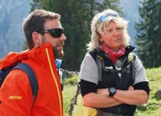SRF bi de Lüt Wunderland Staffel 3, Episode 1 Moderator Nik Hartmann und Gabi Aschwanden, Wanderleiterin SBV