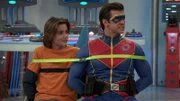 L-R: Bose (Luca Luhan), Captain Man / Ray Manchester (Cooper Barnes)