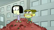 "Disneys Big City Greens", "Cricket f&auml;llt aus / Tomatenschlacht." Cricket f&auml;llt aus Weil Cricket erkrankt, kann er seinen vielf&auml;ltigen Verpflichtungen nicht nachkommen. Seine Familie muss f&uuml;r ihn einspringen. Seinem Sohn zuliebe ist Papa Bill sogar bereit, ein gro&szlig;es Risiko einzugehen. Tomatenschlacht Die Greens verkaufen selbst angebaute Tomaten am Wochenmarkt, als pl&ouml;tzlich Supermarkt-Betreiber Chip Pfeifer auftaucht und ihnen Konkurrenz macht. Von Pfeier aufs &Auml;u&szlig;erste gereizt, entbrennt ein schonungsloses Kr&auml;ftemessen zwischen den beiden H&auml;ndlern, das alsbald v&ouml;llig aus dem Ruder l&auml;uft.