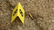 Die Ermittler finden acht Patronenhülsen vom Kaliber .223.