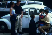 (v.l.n.r.) Kathryn Wately (Eva La Rue); Steve Sloan (Barry Van Dyke); Amanda Bentley-Livingston (Victoria Rowell); Joey Edelman (Corey Padnos); Cheryl Edelman (Kathy Evison)