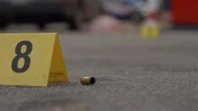 Patronenhülse am Tatort