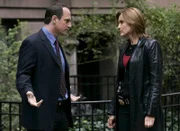 (l-r) Christopher Meloni as Det. Elliot Stabler, Mariska Hargitay as Det. Olivia Benson