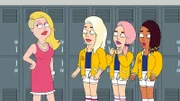 L-R: Francine, The Golden Girls (Sophia, Blanch, Dorothy)