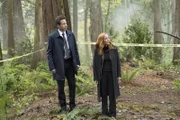 Auf der Suche nach Skinner machen Mulder (David Duchovny, l.) und Scully (Gillian Anderson, r.) einige Entdeckungen, die ihr Misstrauen ihm gegenüber weiter steigern ...