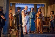 With the glory and riches reaped by SpartacusŐ victory in the arena, it appears that his long desired reward will be granted when Batiatus informs him that his wife will soon arrive to be reunited with him. After the realization that though they will be brought back together, it will be under the yoke of slavery, Spartacus plots to free himself and his wife through a bold, risky escape. Spartacus; Delicate Things; Episode 106