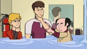 L-R: Henry / Kid Danger, Ray / Captain Man, Schwoz