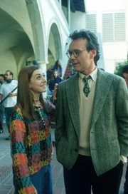 L-R: Willow Rosenberg (Alyson Hannigan), Rupert Giles (Anthony Head)