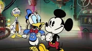 L-R: Ludwig Von Drake, Donald Duck, Mickey Mouse