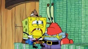 L-R: SpongeBob, Mr. Krabs