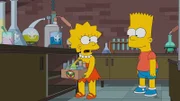 Als Lisa (l.) vermutet, dass irgendwas mit den neuen Süßigkeiten von Krusty nicht stimmt, ermittelt sie gemeinsam mit ihrem Bruder Bart (r.). Eine gefährliche Mission beginnt ...
