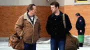 Mouch (Christian Stolte, l.) und Matthew Casey (Jesse Spencer)