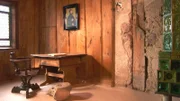 Laut Legende soll Luther hier mit dem Tintenfass nach dem Teufel geworfen haben.