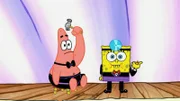 L-R: Patrick, SpongeBob
