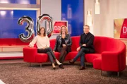 NDR Fernsehen JUBILÄUM 30 JAHRE DAS!, Inka Schneider, Bettina Tietjen, Hinnerk Baumgarten moderiren im Wechsle die Sendung DAS! im NDR Vorabend. Im Januar 2020 feiert das Magazin 30-jähriges Bestehen.