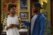 Franco Wicks (Jermaine Fowler, l.); Sweatpants (Rell Battle, r.)