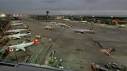 Der Flughafen Frankfurt.