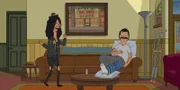 Linda, l.; Bob, r.