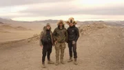 L-R: Alex, Otto, André in front of nature in Mongolia.