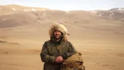 Otto in front of nature in Mongolia.