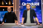 Die Kandidaten des Teams "Humor": Die Komiker Bastian Bielendorfer (r.) und Hannes Ringlstetter (l.).
