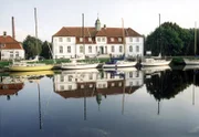 Idylle an der Elbe: der Glückstädter Hafen.