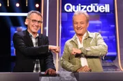 Die Kandidaten des Teams "Hitparade": Die Moderatoren Viktor Worms (l.) und Uwe Hübner (r.).