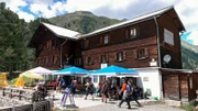 Blick auf das Frankfurter Gepatschhaus im Kaunertal.