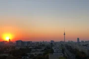 Geheimnisse der Nacht Stadt Abendstimmung über Berlin