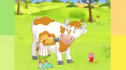 Lenny und Twiek spielen, und zwar mit verbundenen Augen, ob das gut geht?