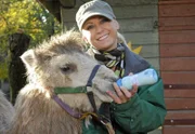 Sichtlich zufrieden hat sich Nicole Sommer (Jenny Elvers-Elbertzhagen) über Susannes Anweisung hinweggesetzt und das Kamelfohlen in den Tierkindergarten gebracht.