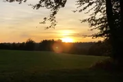 Geheimnisse der Nacht Land Sonnenuntergang