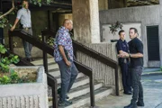 (v.l.n.r.) Danny Williams (Scott Caan); Lou Grover (Chi McBride); Steve McGarrett (Alex O'Loughlin)