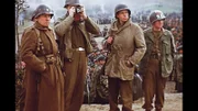 DEUTSCHLAND - Amerikanische GIs bewachen deutsche Kriegsgefangene.