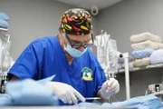 Dr. Jeff performing surgery