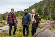 L-R: Charlie (JOHN REARDON) and Donovan (KEVIN HANCHARD) with Superintendent Wes Walker (SHAUN SMYTH)