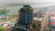 Einst das Hauptquartier von Liberias True Whig Party: Das E. J. Roye Building im Herzen Monrovias.