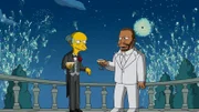 Schwört, Rache zu üben, nachdem er von einem hinterhältigen Musikmogul (r.) betrogen wurde: Mr. Burns (l.) ...