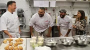 Team trying the new lobster tail flavors.