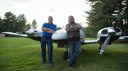 Ken and Danny in front of the plane.