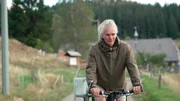 Holger Albrecht fährt auf seinem Fahrrad.