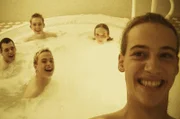 Die Band „Echt“ im Hotel-Whirlpool 1998