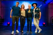 Von links: Markus Babbel, Esther Schweins, Michael Mittermeier und Max Mutzke.