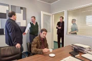 v.li.: Thomas Mraz, Balthasar Gierack (Robert Reinagl), Moritz Montblanc (Andreas Kiendl), Reinhard Hinterher (Dominik Warta), Anette Rath (Bea Brocks).
